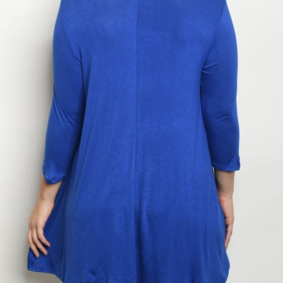 Tunic Top PLUS SIZE - Picture 2 of 4